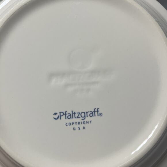 Pfaltzgraff Snow Bear Bread & Butter Dessert Plate 8076261 6" Green Rim Set Of 4 - Picture 6 of 6